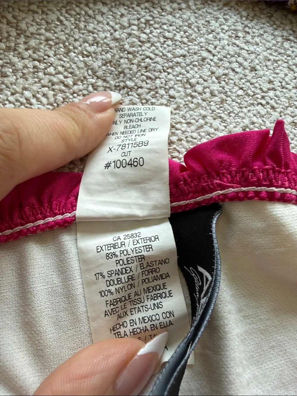 ABS Allen Schwartz Floral Paisley Bikini - Fuchsia & Turquoise